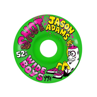 Snot Wheel Co. Skateboard Wheels 52mm Jason Adams Wide Boys 99A Green