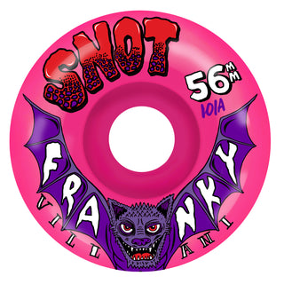 Snot Skateboard Wheels 56mm Franky Villani Classic 101A Neon Pink