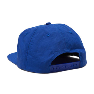 Snot Wheel Co. Hat Booger Logo 5-Panel Nylon Snapback Blue