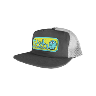 Snot Wheel Co. Hat Japan Trucker Snapack Grey