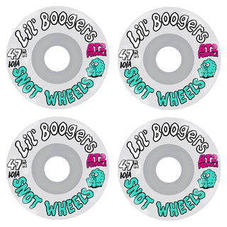 Snot Skateboard Wheels 47mm Lil Boogers Conical 101A White