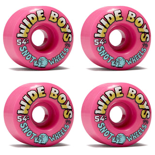 Snot Wheel Co. Skateboard Wheels 54mm Wide Boys 99A Pink