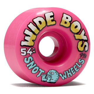 Snot Wheel Co. Skateboard Wheels 54mm Wide Boys 99A Pink