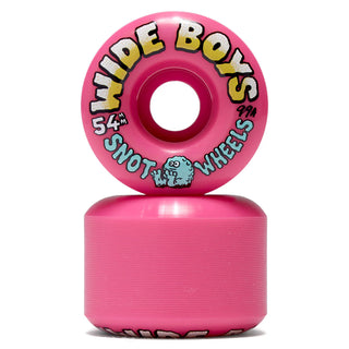Snot Wheel Co. Skateboard Wheels 54mm Wide Boys 99A Pink
