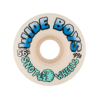 Snot Wheel Co. Skateboard Wheels 56mm Wide Boys 99A White