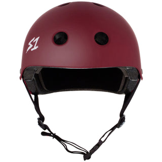 S-One Skateboard Helmet Certified Lifer Maroon Size S