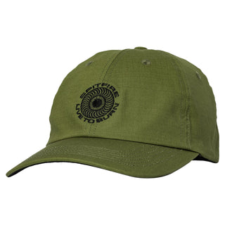 Spitfire Wheels Hat Classic '87 Swirl LTB Olive/Black Strapback