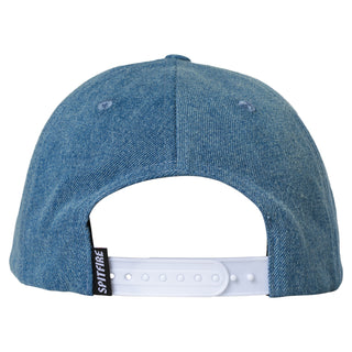 Spitfire Wheels Hat Bighead Fill Snapback Washed Denim/Red