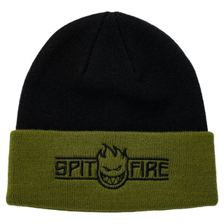 Spitfire Wheels Beanie LTB Arch Bighead Script Olive/Black