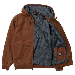 Spitfire Wheels Jacket LTB Arch Embroidered Dark Brown