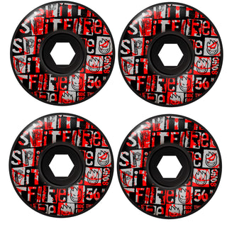 Spitfire Skateboard Wheels 56mm 80HD Ransom Radial Full Black