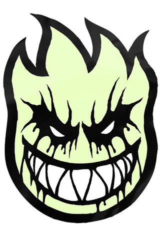 Spitfire Wheels Sticker Deathmask Olive