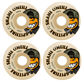 Spitfire Skateboard Wheels 54mm F4 99A April Shane ONeill Classic Natural