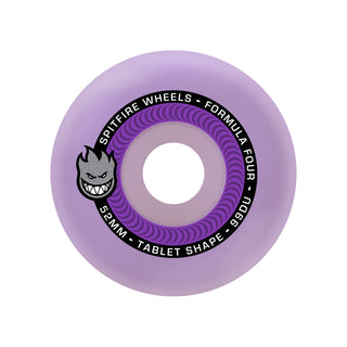 Spitfire Skateboard Wheels 52mm F4 99A Team Tablet Colors Lavender