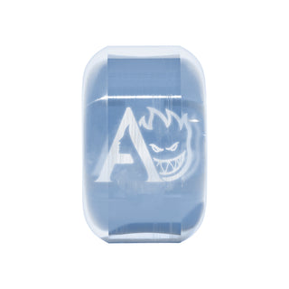 Spitfire Skateboard Wheels 56mm Sapphire 90A April Radial Clear Blue