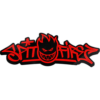 Spitfire Wheels Skateboard Sticker Vinz Black/Red 7" x 2.5"