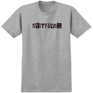 Spitfire Wheels Shirt Ransom Fill Heather Grey
