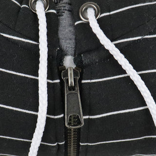 CCS Skateboard Hoodie Vapor Stripe Stash Pocket Zip Black