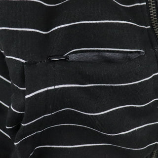 CCS Skateboard Hoodie Vapor Stripe Stash Pocket Zip Black