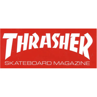 Thrasher Sticker Mag Logo Large Red 3.5" x 9.25"