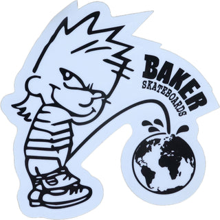 Baker Skateboards Sticker T-Funk Whizz Kid 4.25" x 4.25"