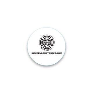 Independent Trucks Sticker Truck Co Legacy Cross Blue/Orange 1"