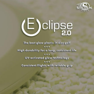 Streamline Disc Golf Eclipse Glow Lift Distance Driver 9/5/-2/1.5 Blank No Stamp 174 grams