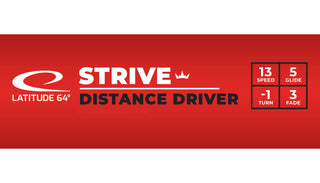 Latitude 64 Disc Golf Royal Grand Strive Distance Driver 13/5/-1/3 Purple/Purple 175 grams