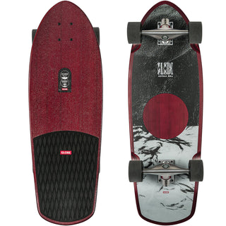 Globe Skateboard Cruiser Complete Stubby Onshore/Cherry Bamboo 30" Surf Skate