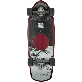 Globe Skateboard Cruiser Complete Stubby Onshore/Cherry Bamboo 30" Surf Skate