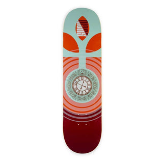 Habitat Deck Mark Suciu Clock Red 8.125"
