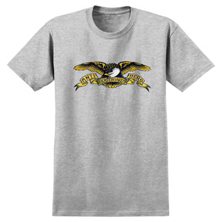 Anti Hero Skateboard Shirt Misregister Eagle Heather Grey/Black 