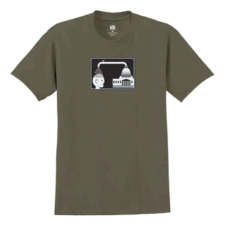 Alien Workshop Skateboards Shirt Brainwash Olive