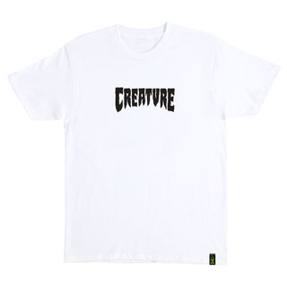 Creature Skateboards Shirt Mono White