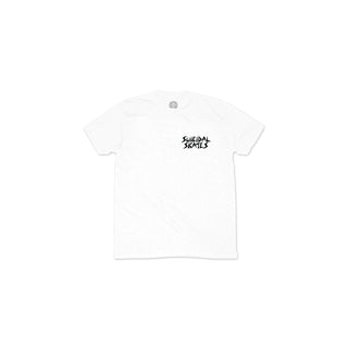 Dogtown Skateboards Shirt Suicidal Skates Punk Skull White/Silver Hat