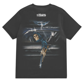 Deathwish Skateboards Shirt Samborgini Garment Dyed Black