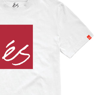 Es Shoes Tee Main Block White