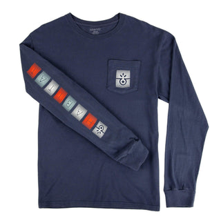 Habitat Skateboards Longsleeve Dot Gain Blue