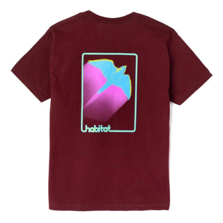 Habitat Skateboards Shirt Speed Maroon