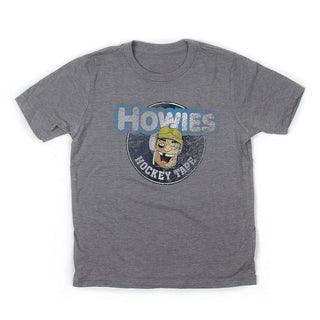 Howies Hockey Tape Shirt Kids Line Grey Youth Small