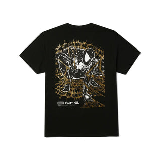Huf X Marvel Spider-Man Arachknight Gold T-Shirt Black