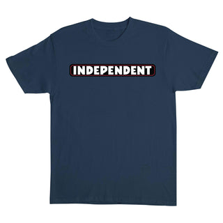 Independent Trucks Shirt Bar Logo Blue Dusk