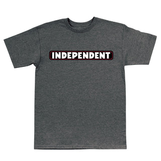 Independent Trucks Shirt Bar Logo Dark Heather