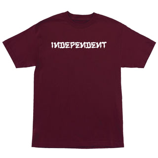 Independent Trucks Shirt Dressen Bar Maroon