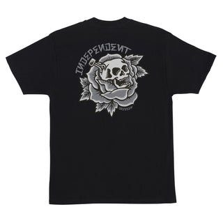 Independent Trucks Shirt Dressen Skull Rose Black