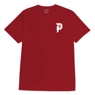 Primitive Skateboard T-Shirt Mask Cardinal