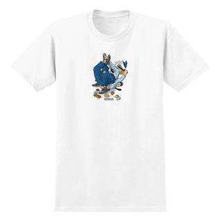 Real Skateboards Shirt Double Duty White