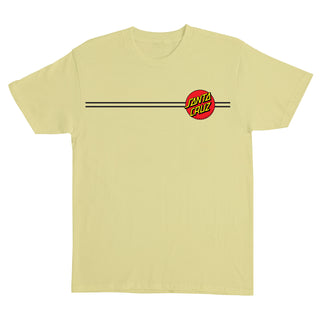 Santa Cruz Skateboards Shirt Classic Dot Cornsilk