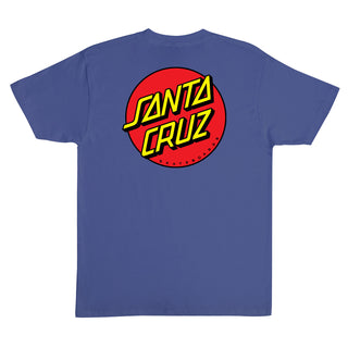 Santa Cruz Skateboards Shirt Classic Dot Metro Blue