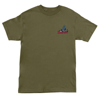 Santa Cruz Skateboards Shirt Kendall Grid Hand Military Green